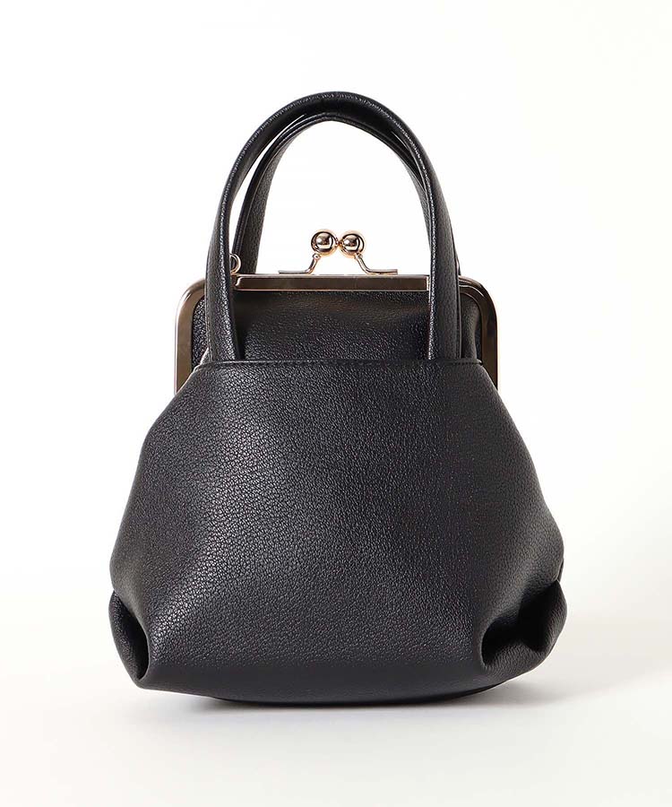 ハンドル付きがま口ミニショルダー