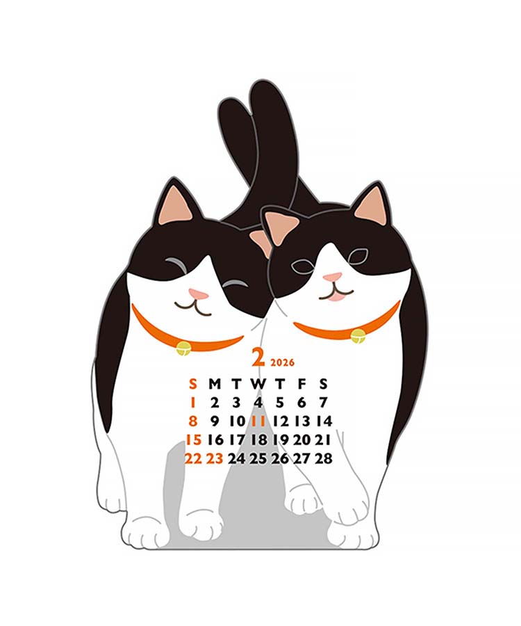 アニマルダイカットカレンダーミニ26