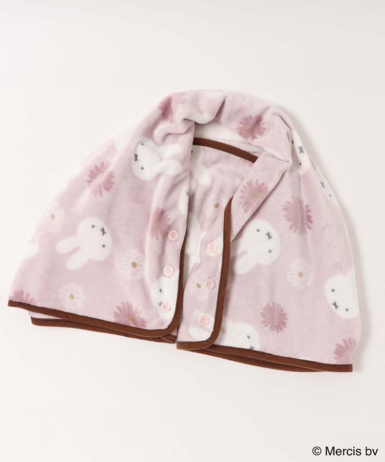 ミッフィーお花総柄ブランケット