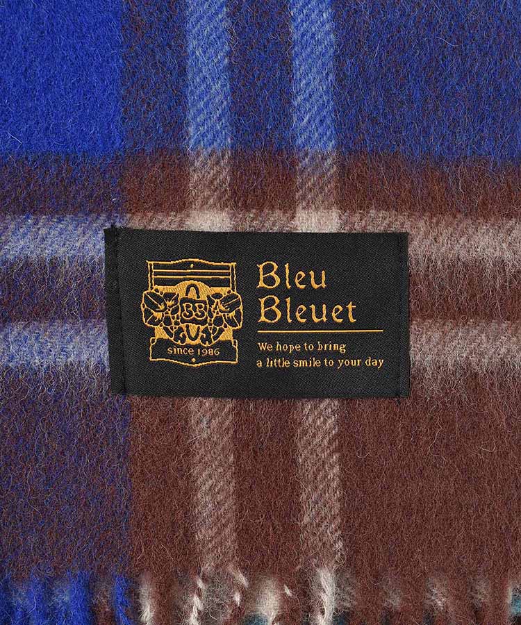 オリジナルネームウールチェックストール