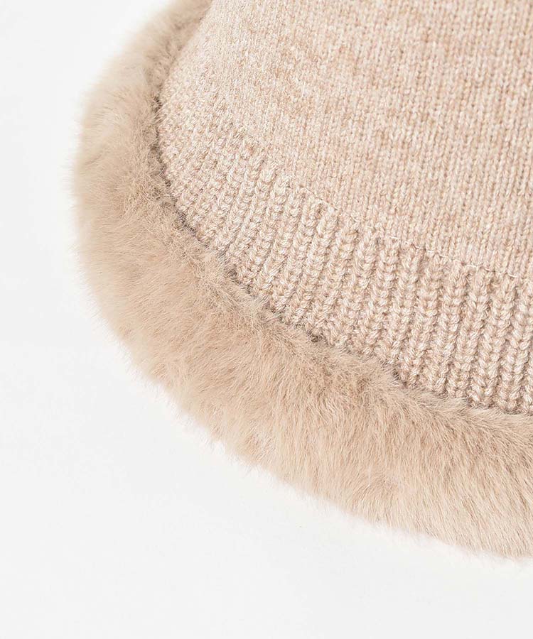 ニットサーモファーハット