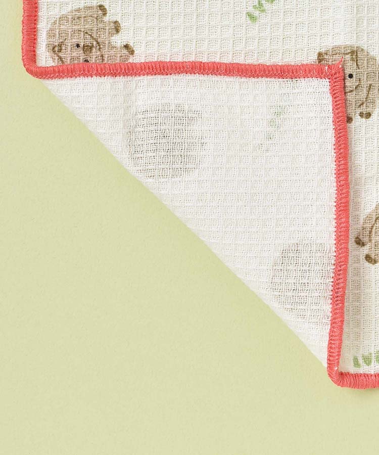 レアアニマル刺繍ディッシュクロス