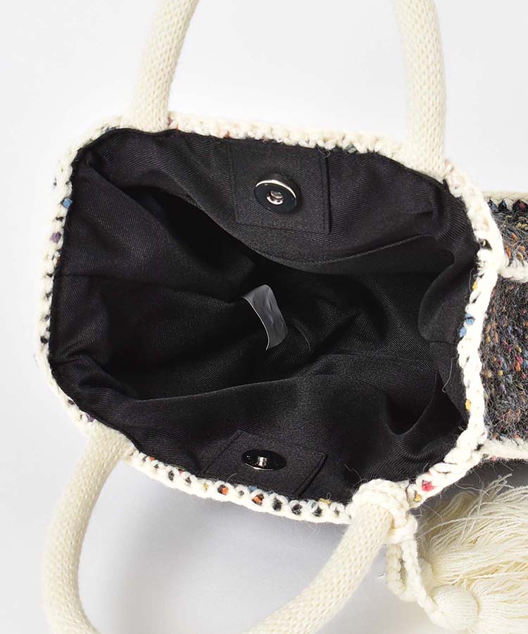 カラフルネップヤーンミニトート