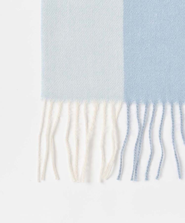 カシミヤタッチチェックストール