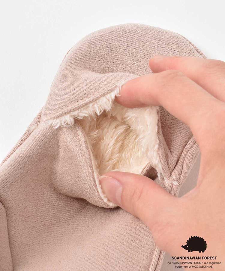 スカンジナビアンフォレスト スエード調ミトングローブ