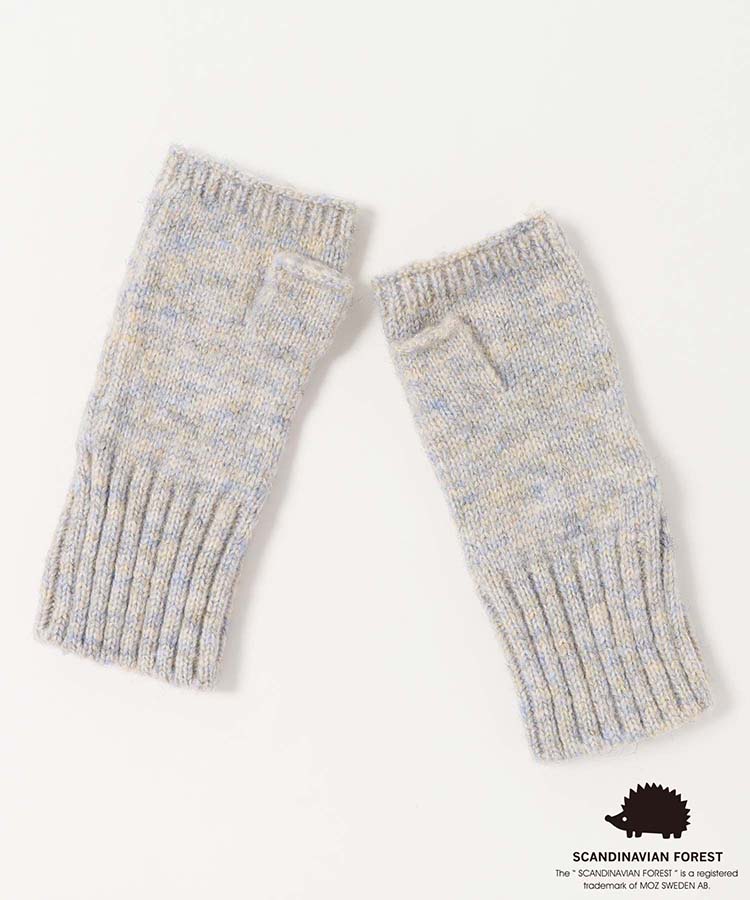スカンジナビアンフォレスト  刺繍フィンガーレスグローブ