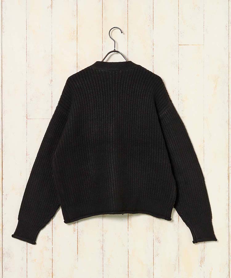 リブカーディガン