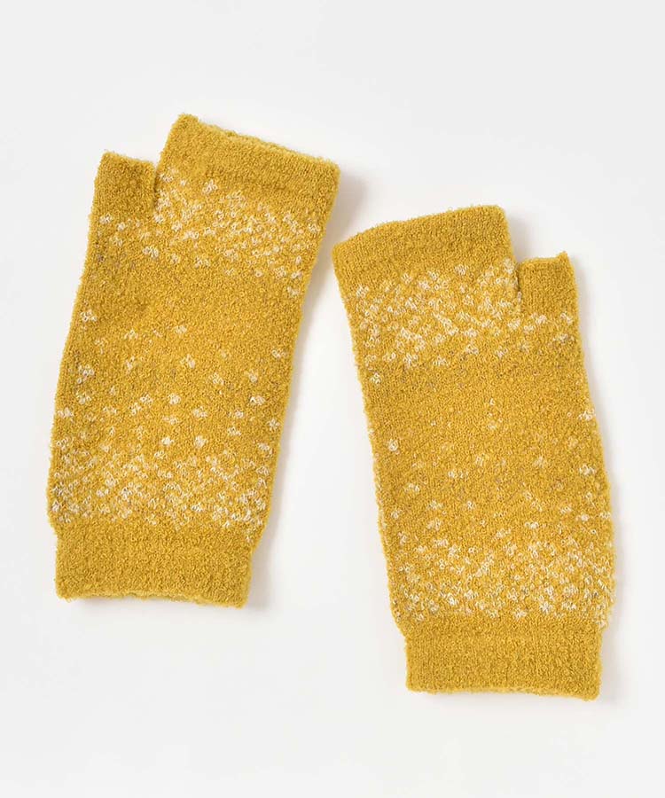 もこもこフラワーアームカバー