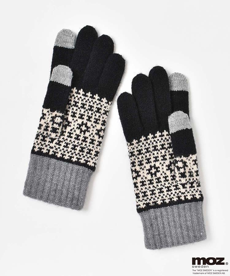 MOZスマホタッチ柄グローブ