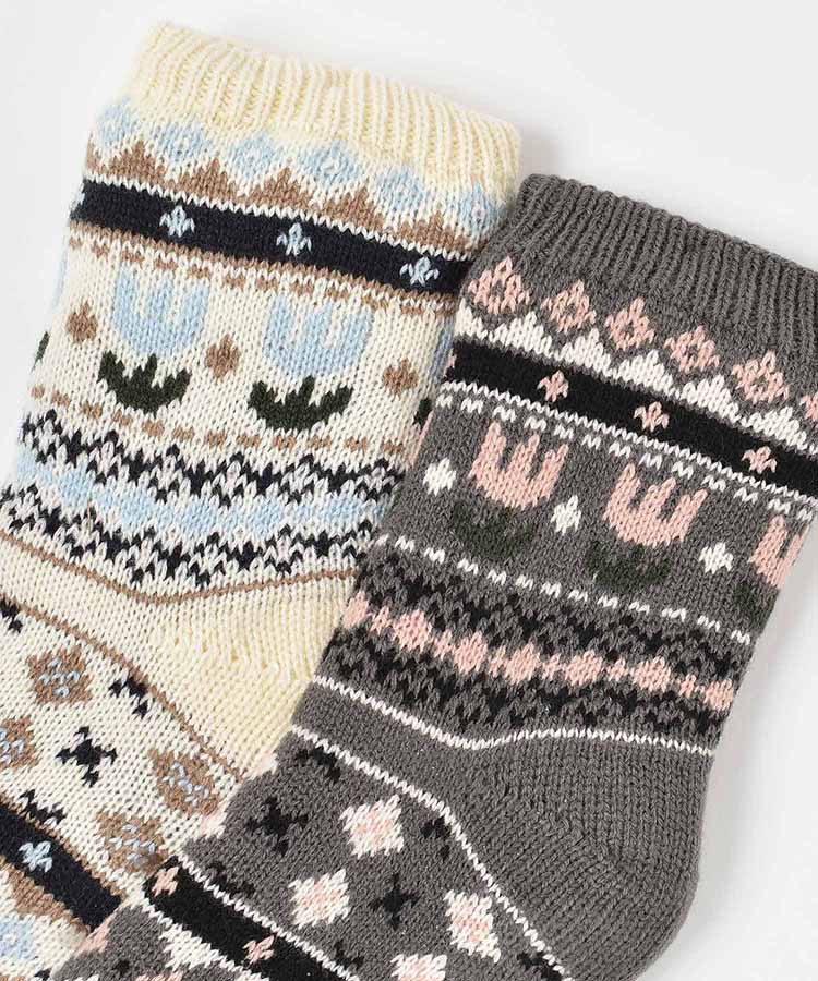 ジャムガーデン裏ボアルームソックスM