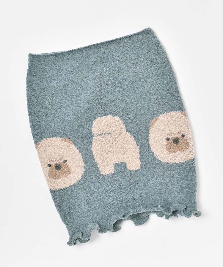 いぬ柄ソフトモールはらまき