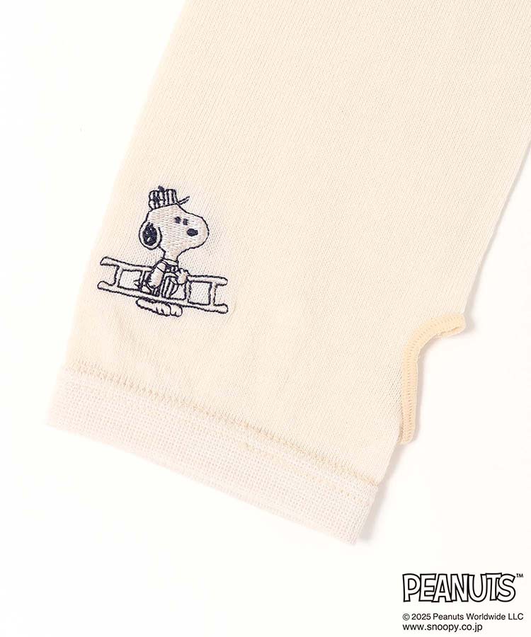 スヌーピー吸水速乾UVロンググローブ