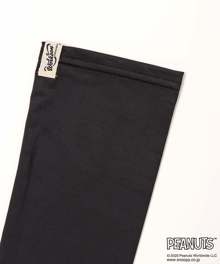 スヌーピー刺繍冷感UVロンググローブ