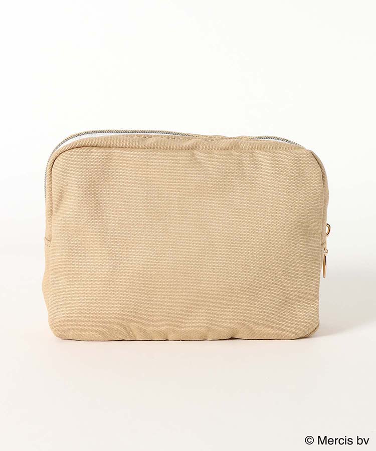 BRUNA FLUFFY APPLIQUEスクエアポーチ