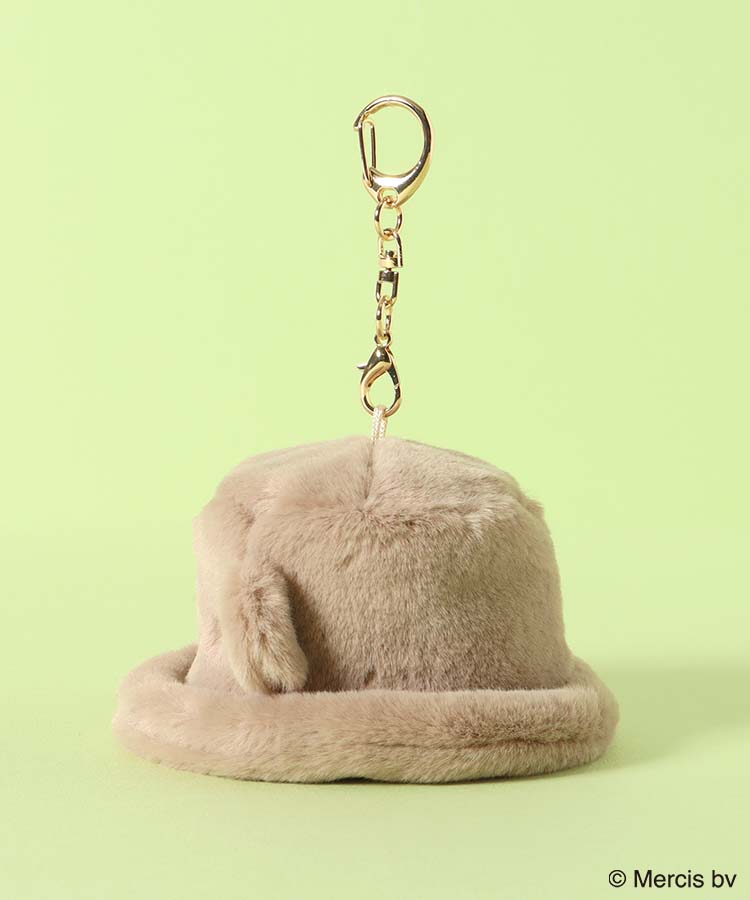 【WEB限定】BRUNA WINTER ACCESSORIES MINI FUR HATチャーム