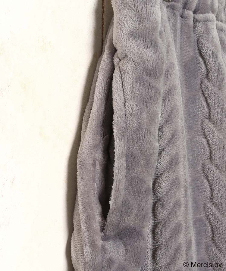 ミッフィーロープ柄前開きパジャマ上下セット