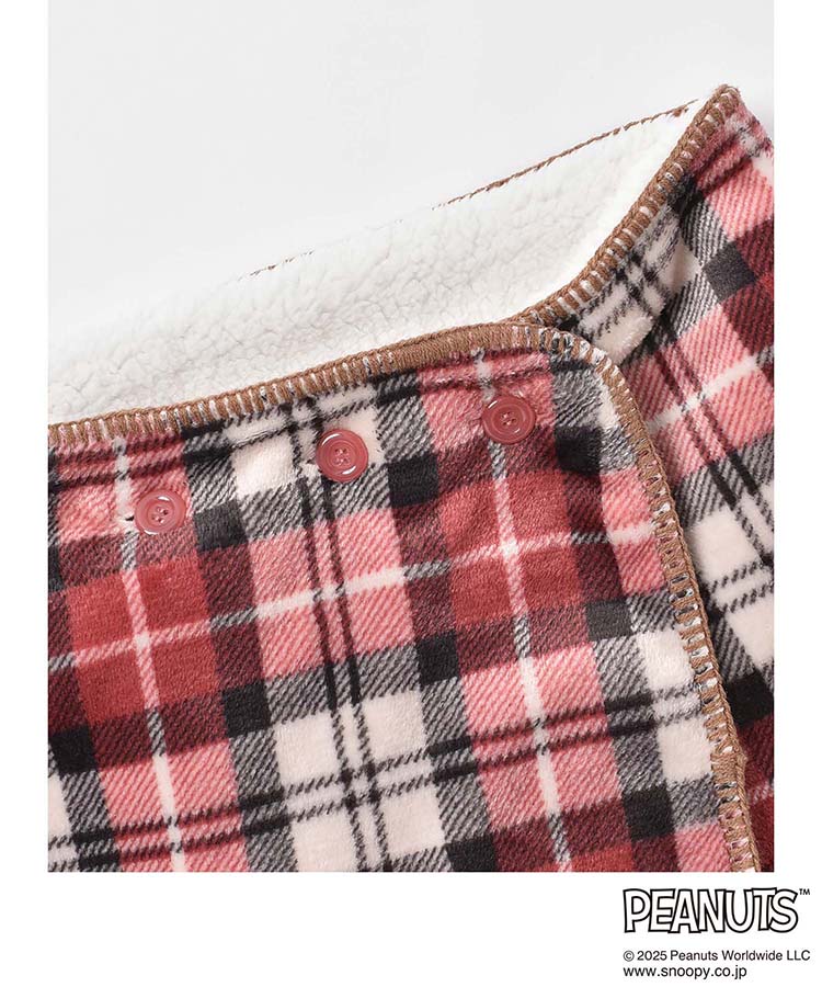 スヌーピーチェック4WAYケープボレロ