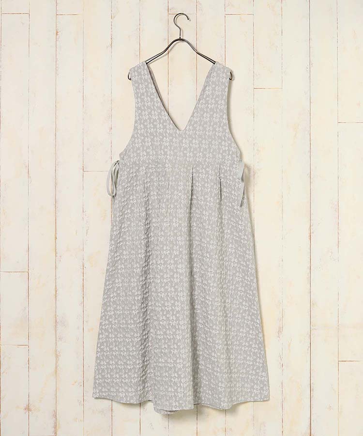 le petaleフラワージャガードジャンパースカート