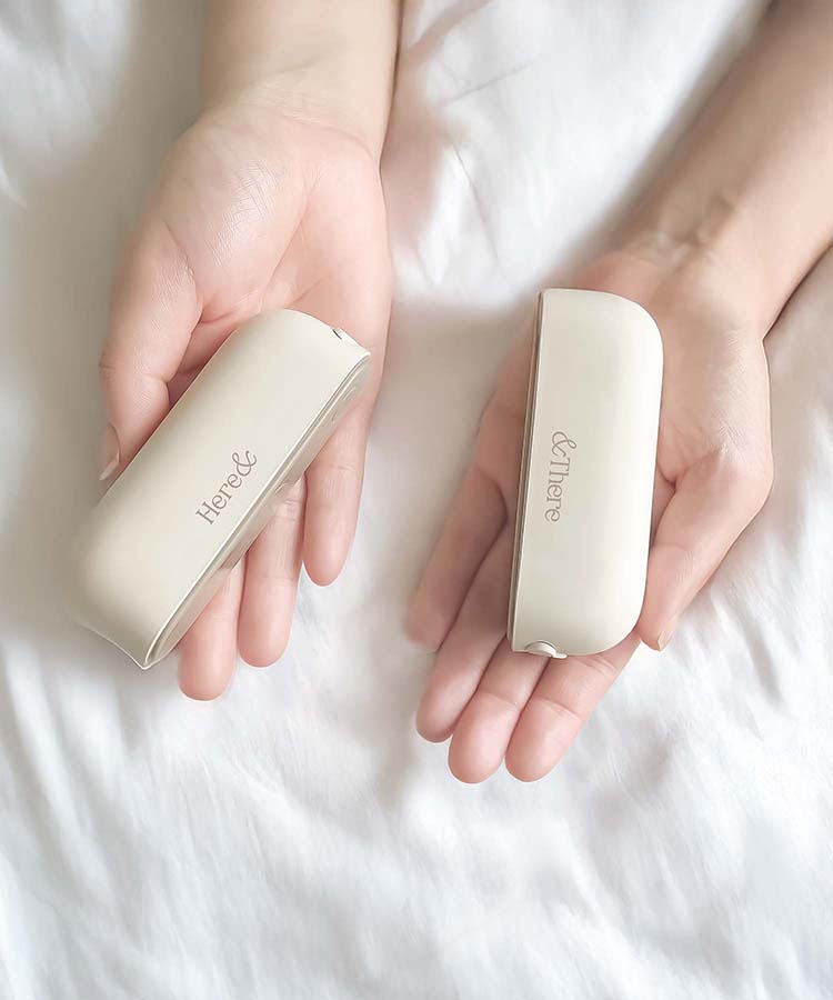 充電式ニコイチ型カイロ