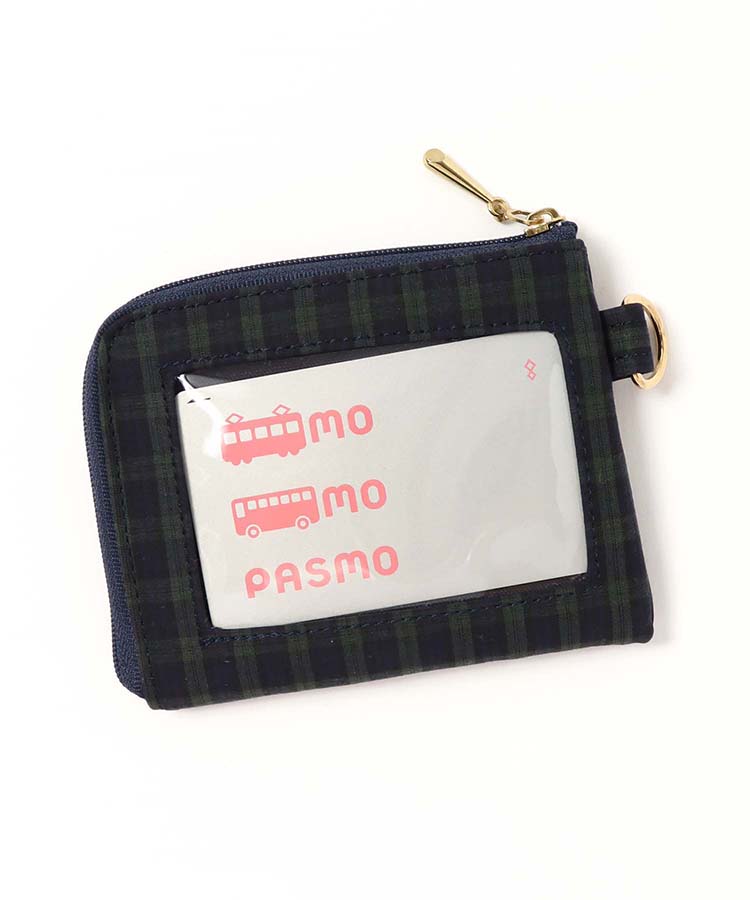 タイプライターチェック柄コインパス