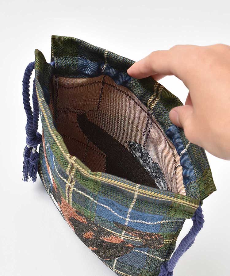 松尾ミユキチェック巾着