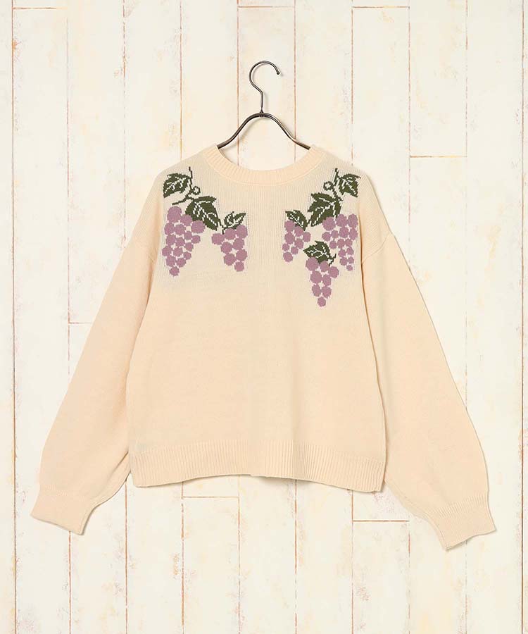 le petale グレープニットカーディガン