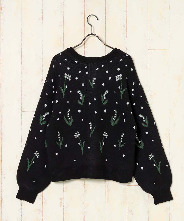 le petaleスズランニットカーディガン