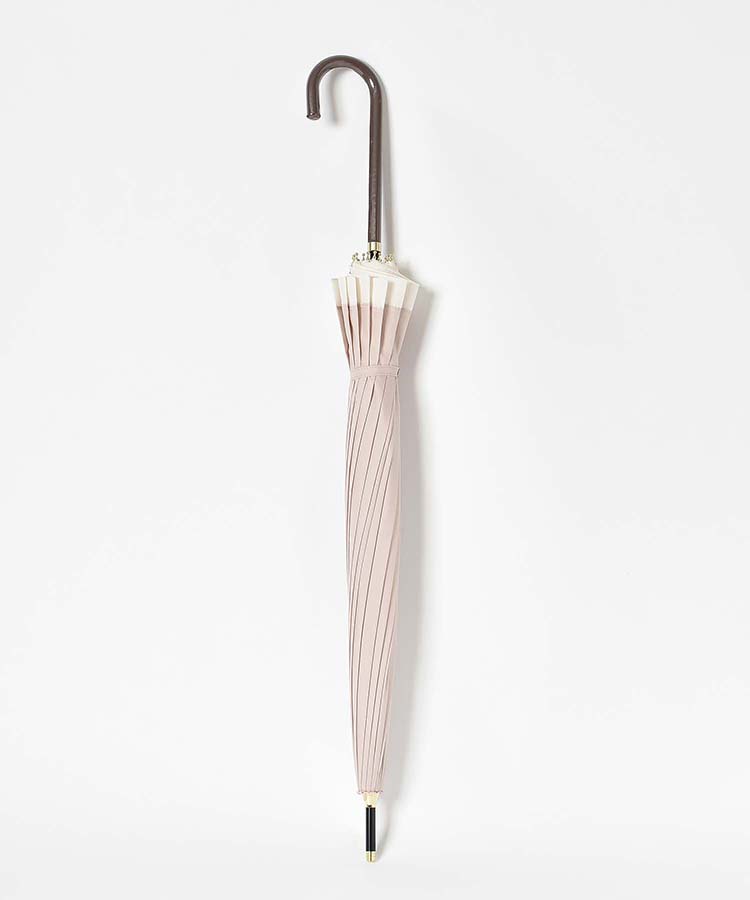 16フレームバイカラー雨長傘