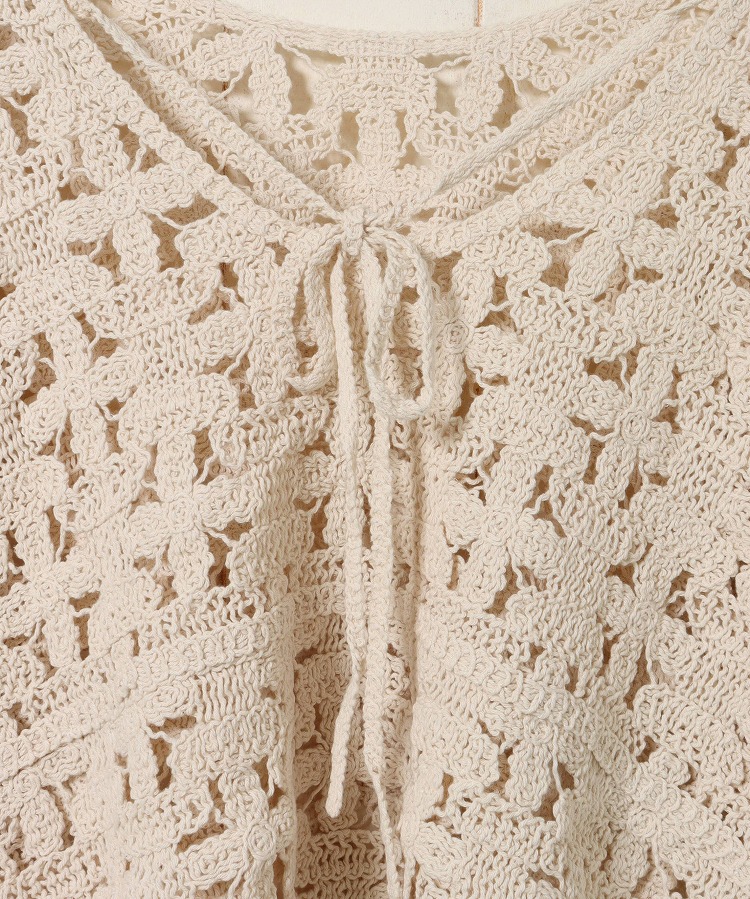 ≪SALE≫【WEB限定】クロシェ前後2wayトップス