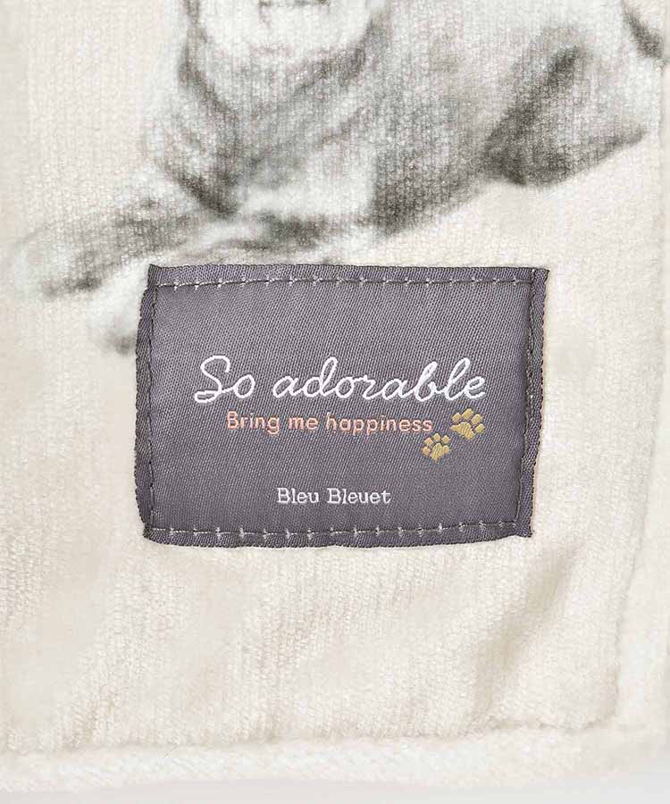 いぬ柄ブランケット