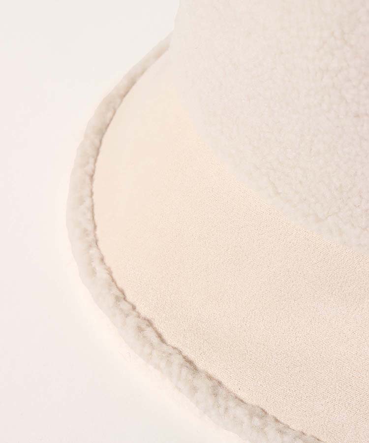 ムートン風バケットハット