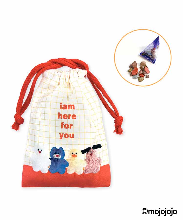 お菓子巾着ギフト(チョコ)mojojojo