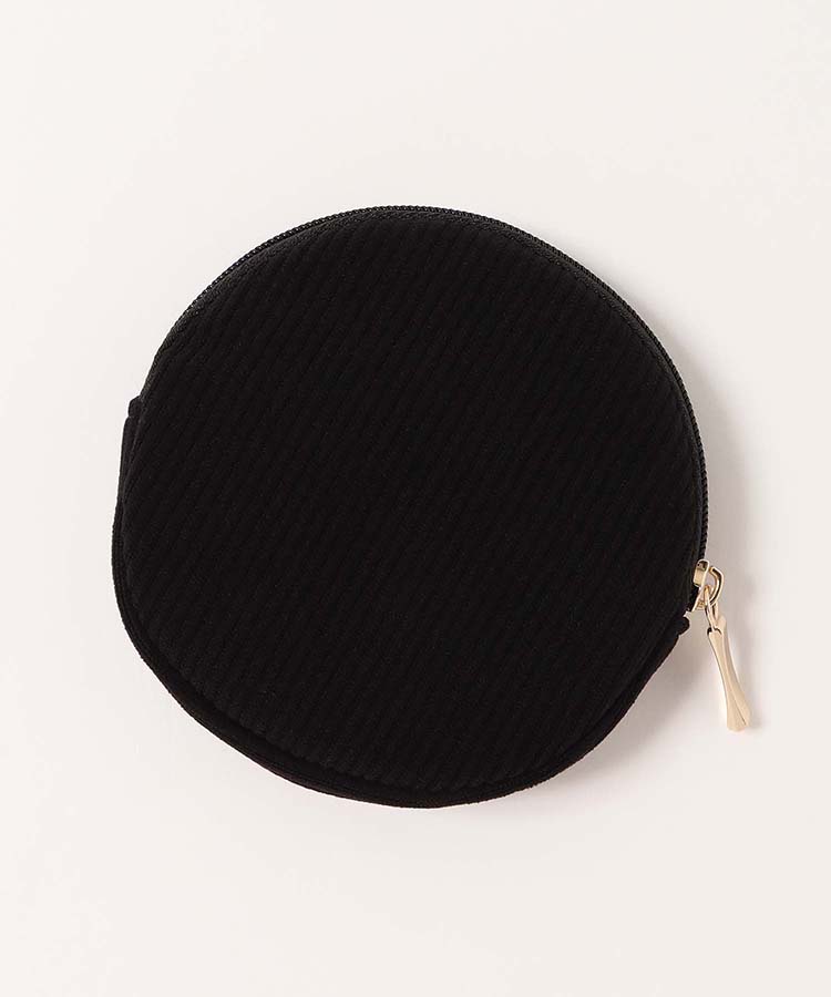 ジョイフルビットコーデュロイサークルミニポーチ