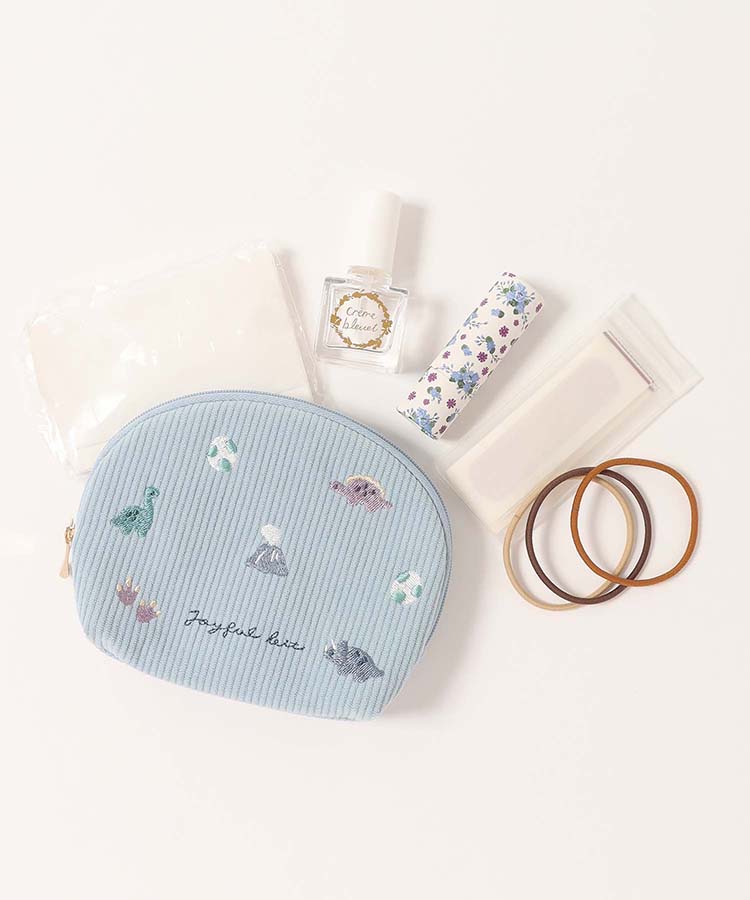 ジョイフルビットコーデュロイティッシュポーチ