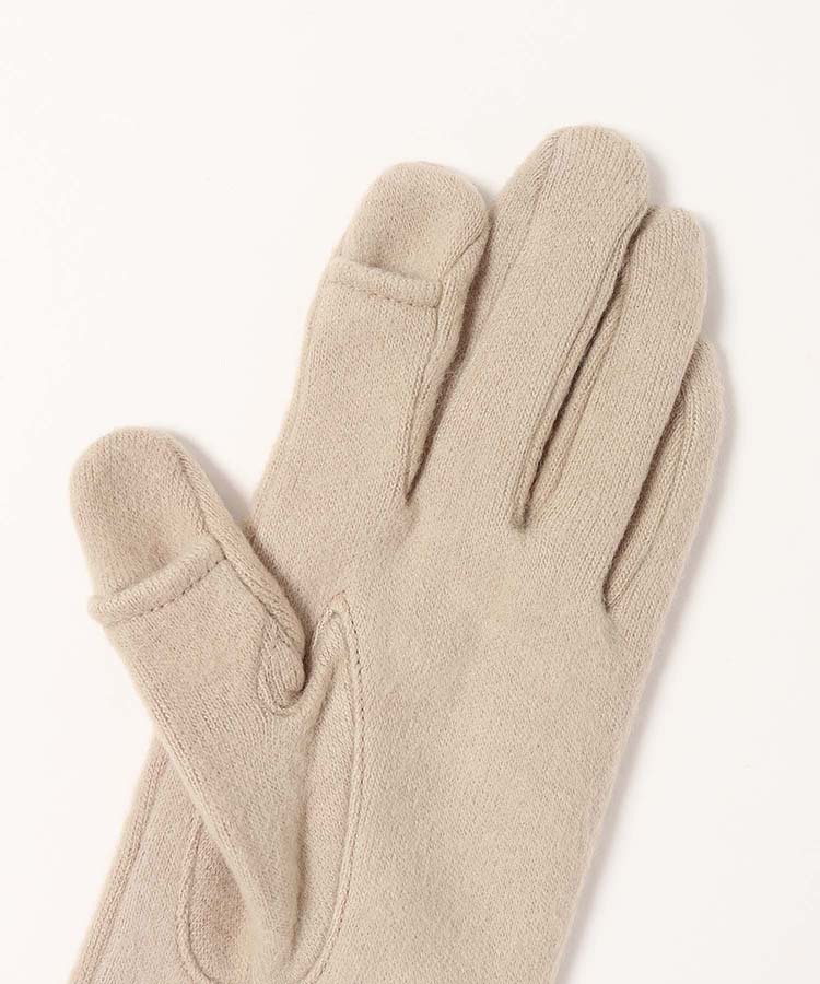 ボタンバイカラー指フードグローブ