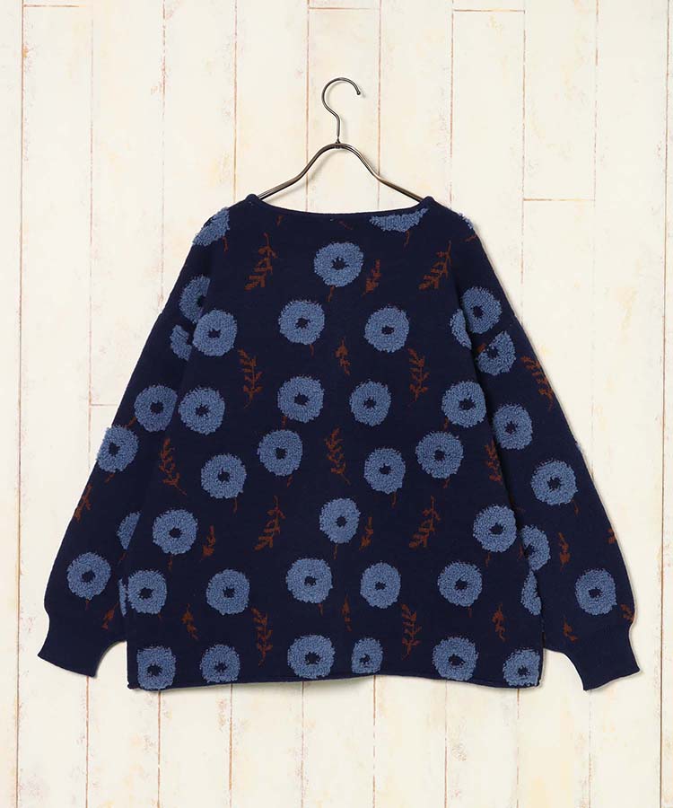 【WEB限定】フラッフィーフラワーカーディガン