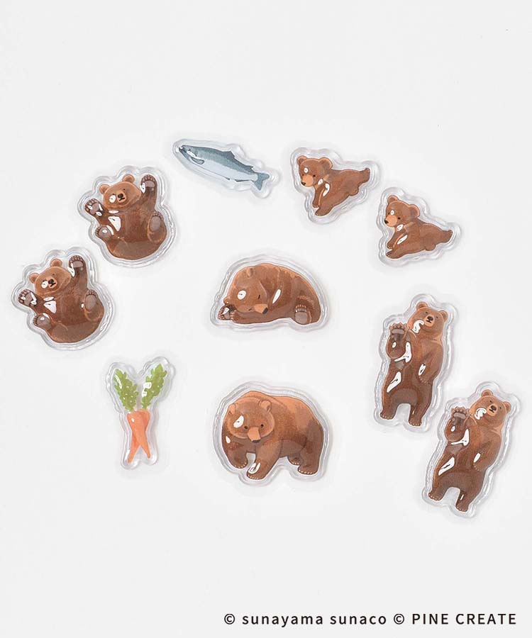 kumagotoぷくdecoシール