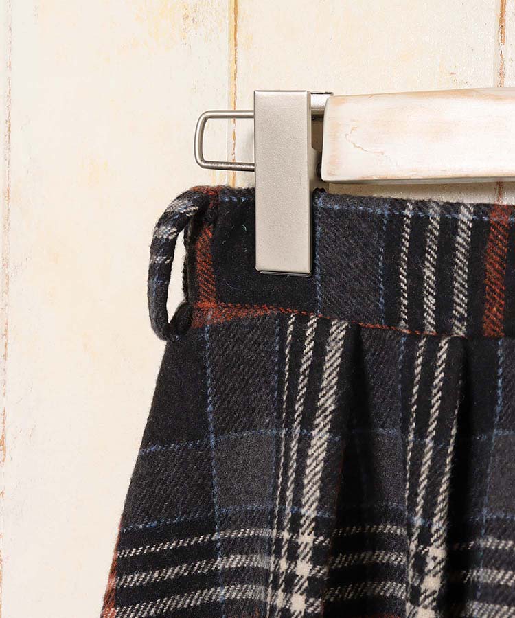 チェックフレアタックスカート