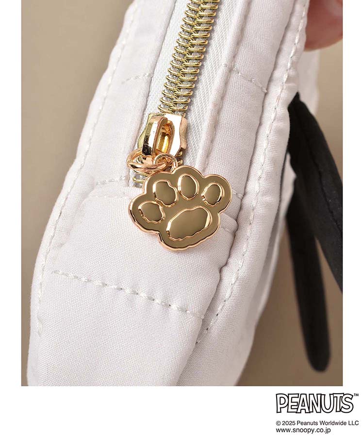 PEANUTS SNOOPYフェイスキルトポーチ