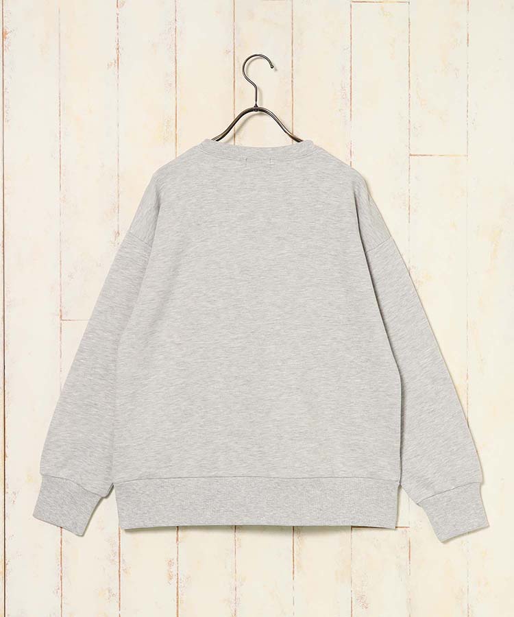 le petaleトラネコフラワー刺繍スウェット