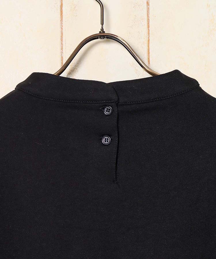 裏起毛ハイネックワンピース