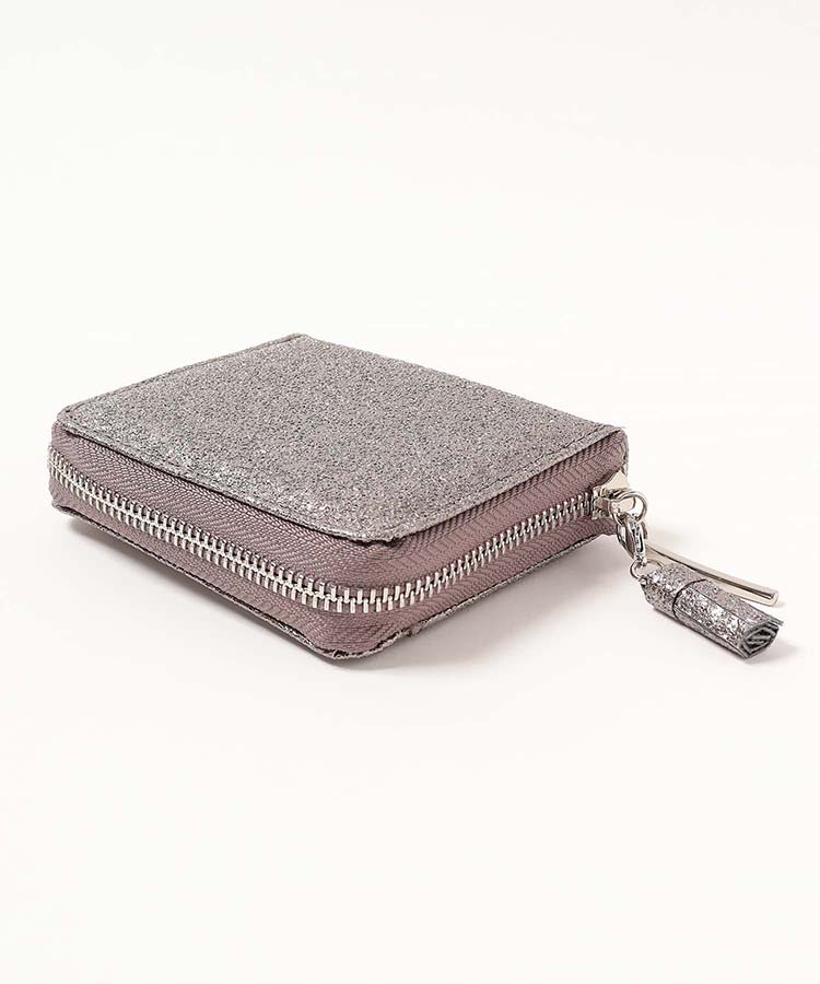 ピソラロメタリックラウンドファスナー財布