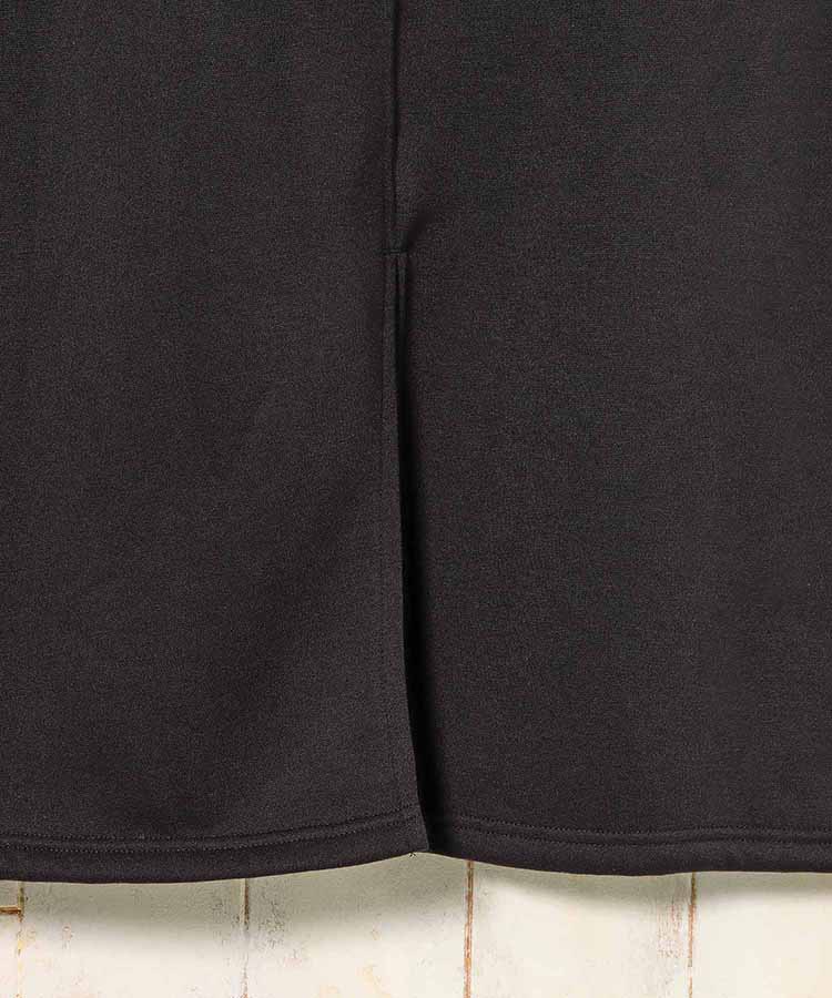 裏起毛ウエストフリルベイカースカート