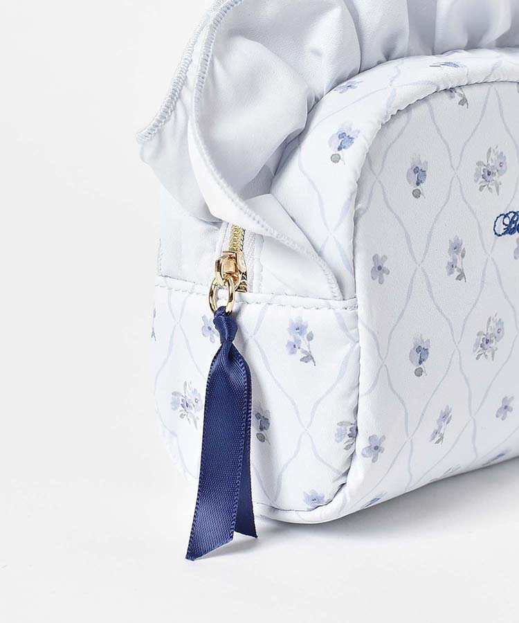 ベルナチュールボックスフリルポーチ