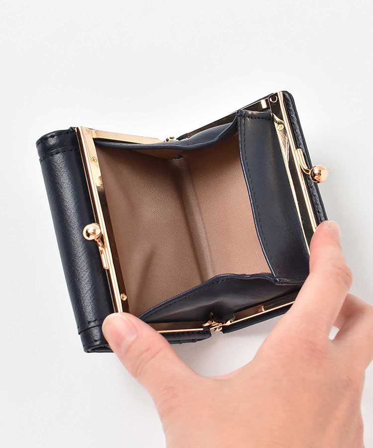 ボヌールがま口財布