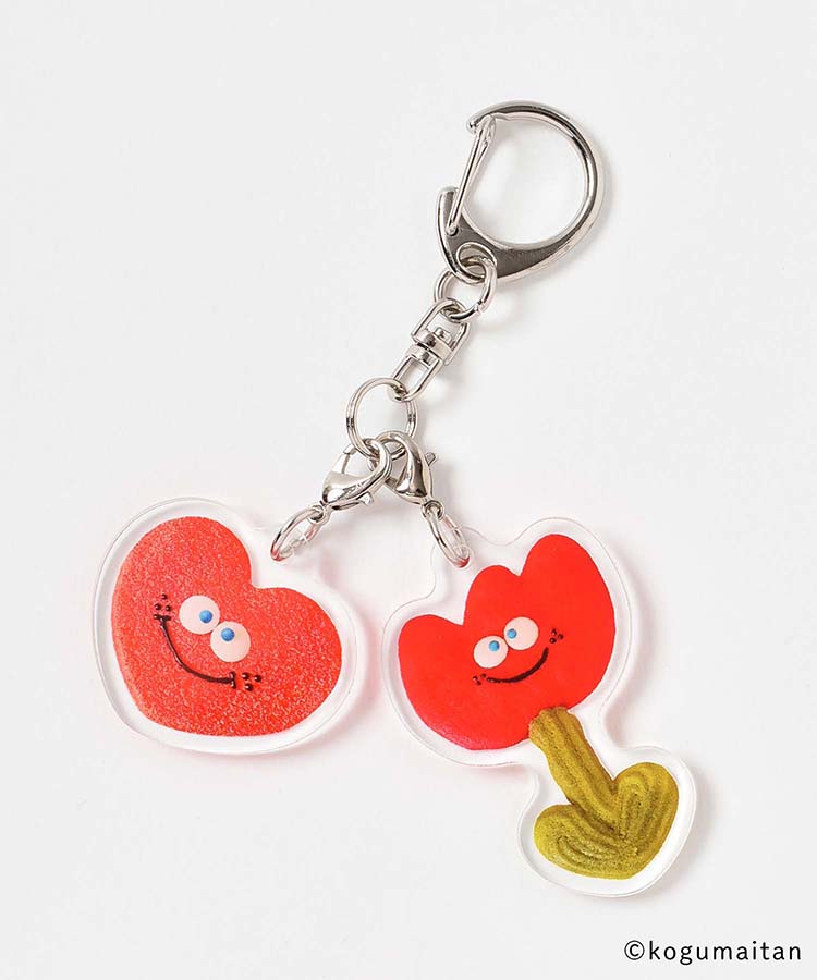 こぐまいたんアクリル2連キーホルダー
