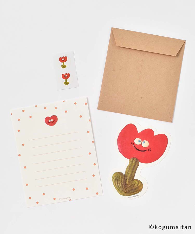 こぐまいたんダイカットミニレターセット