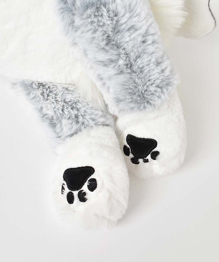 ひざおおかみぬいぐるみ