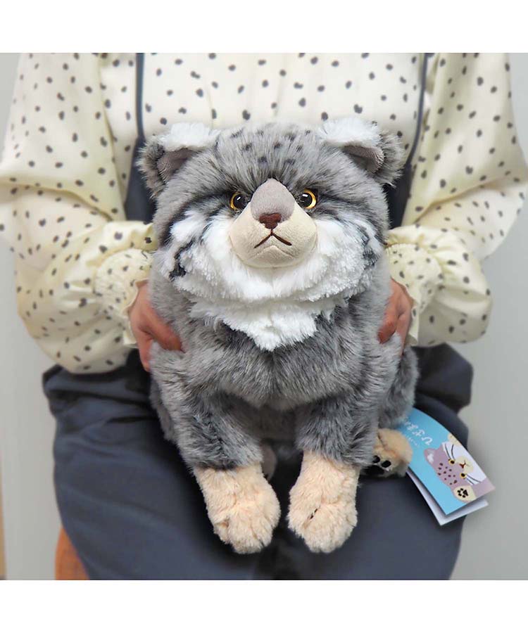 ひざマヌルネコぬいぐるみ