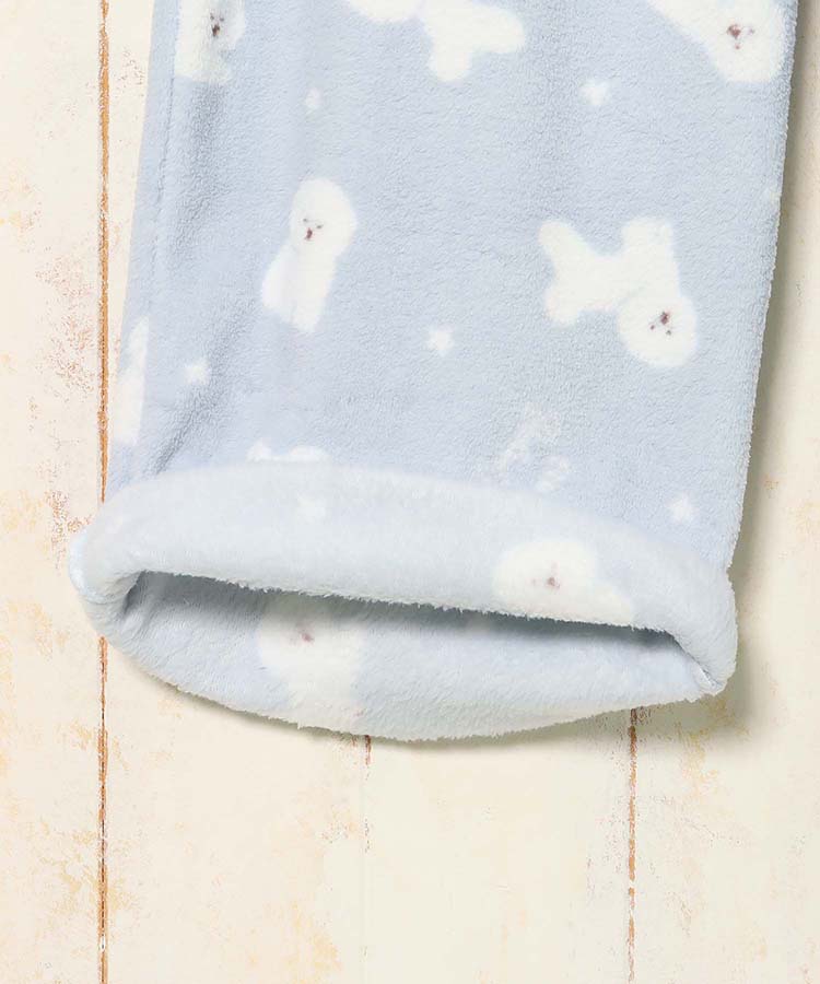 サンゴパイル総柄ルーム上下セット